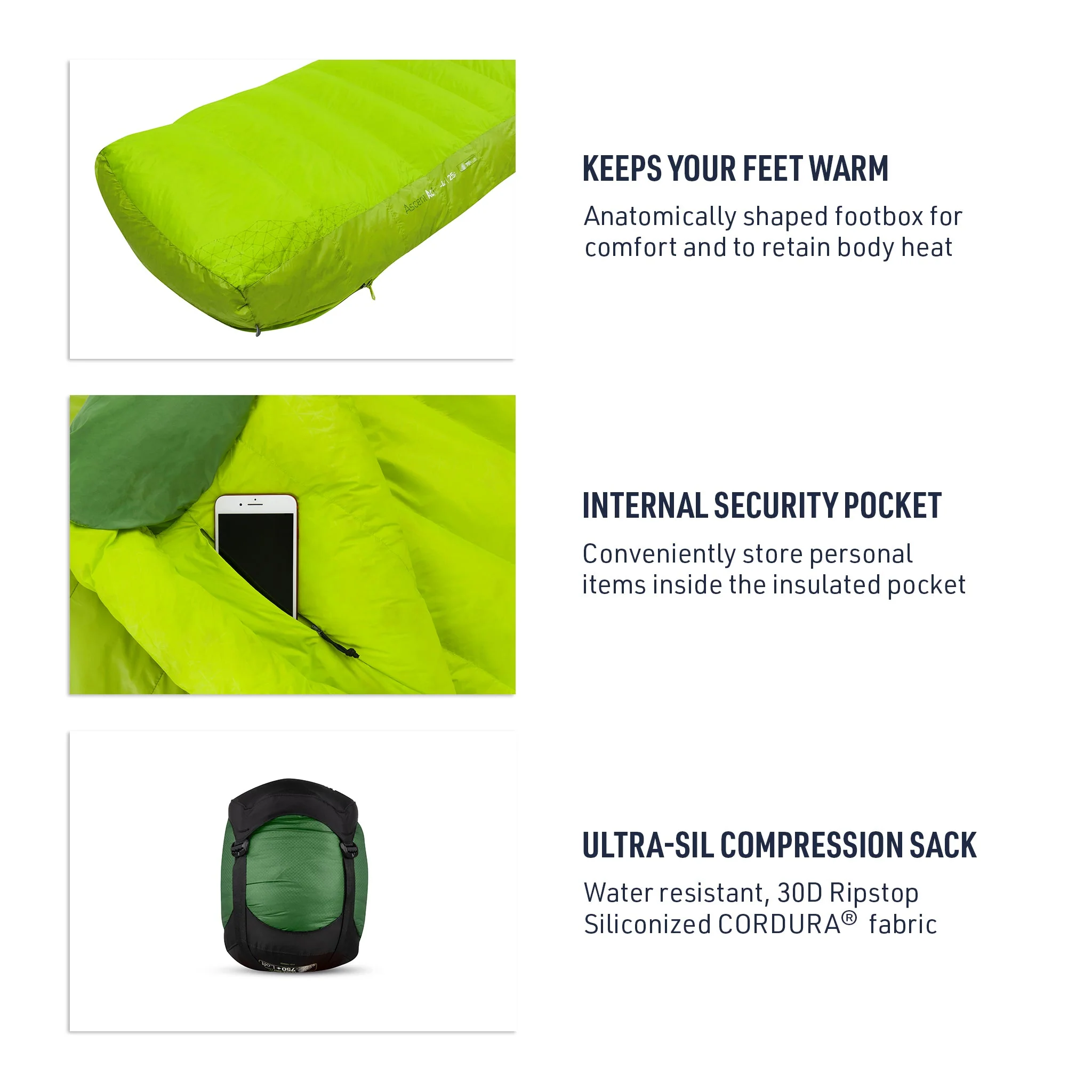 Ascent Down Sleeping Bag (Like New) - Image 9