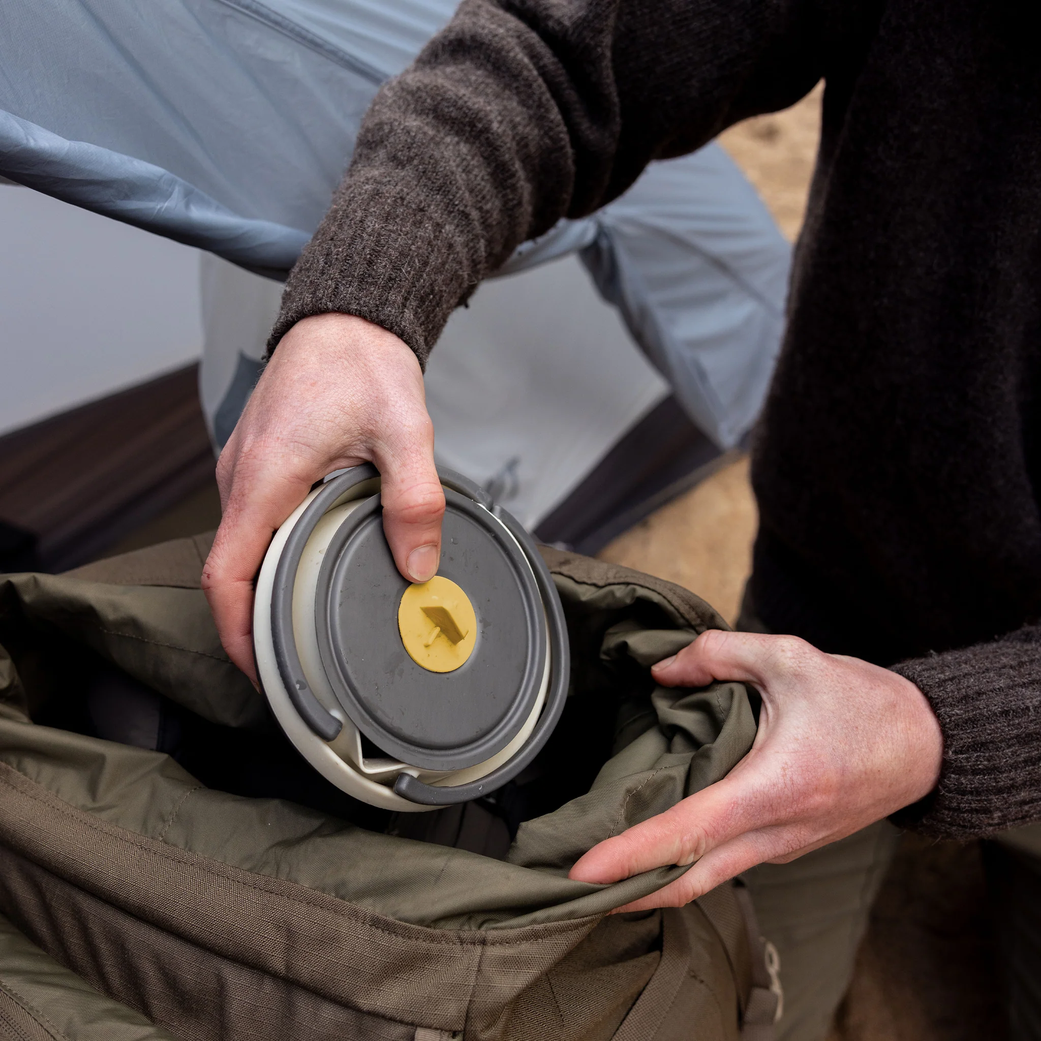 Frontier Ultralight Collapsible Kettle Cook Set with Cup & Bowl (Like New) - Image 6