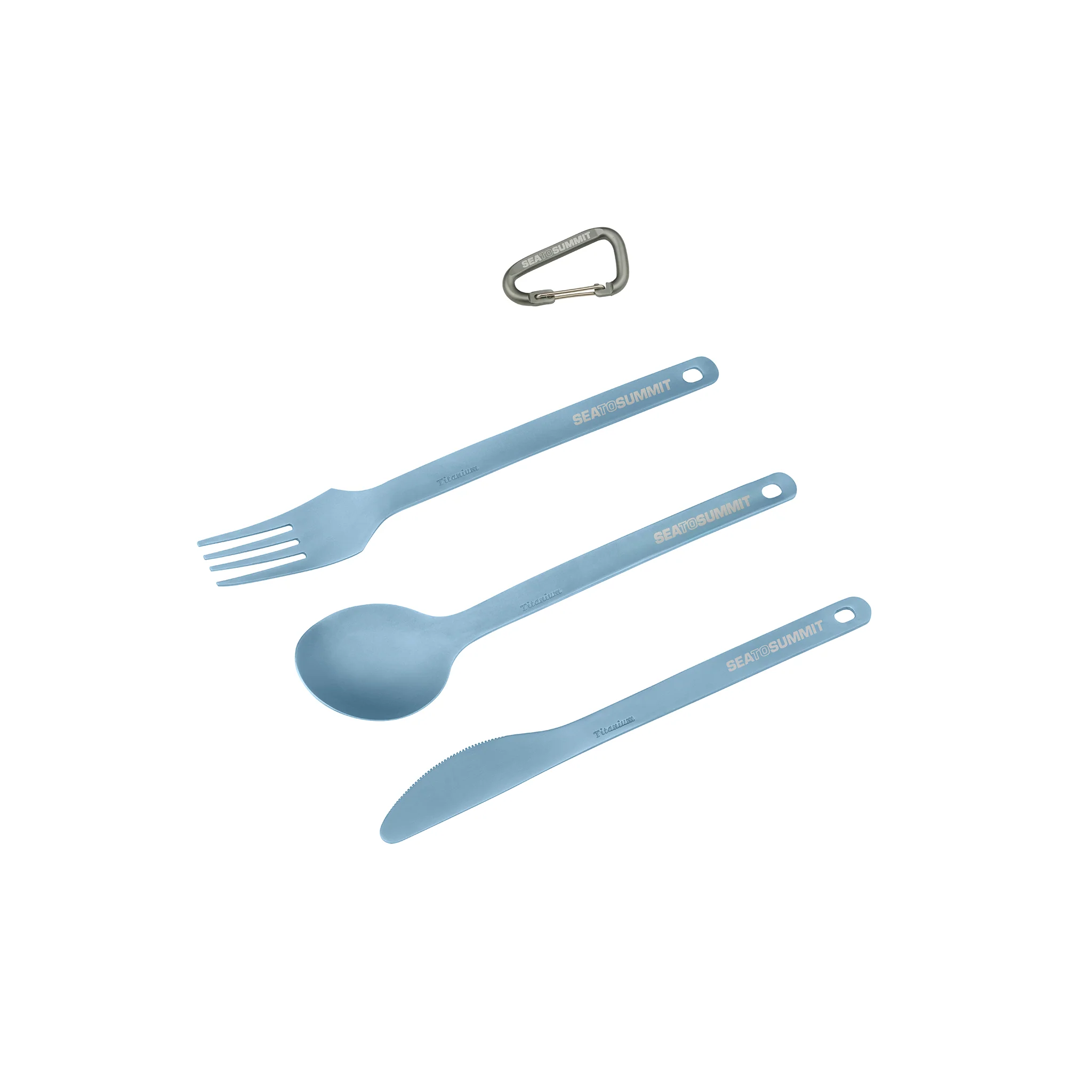 Titanium Spoon, Fork & Knife Set (Like New) - Image 2